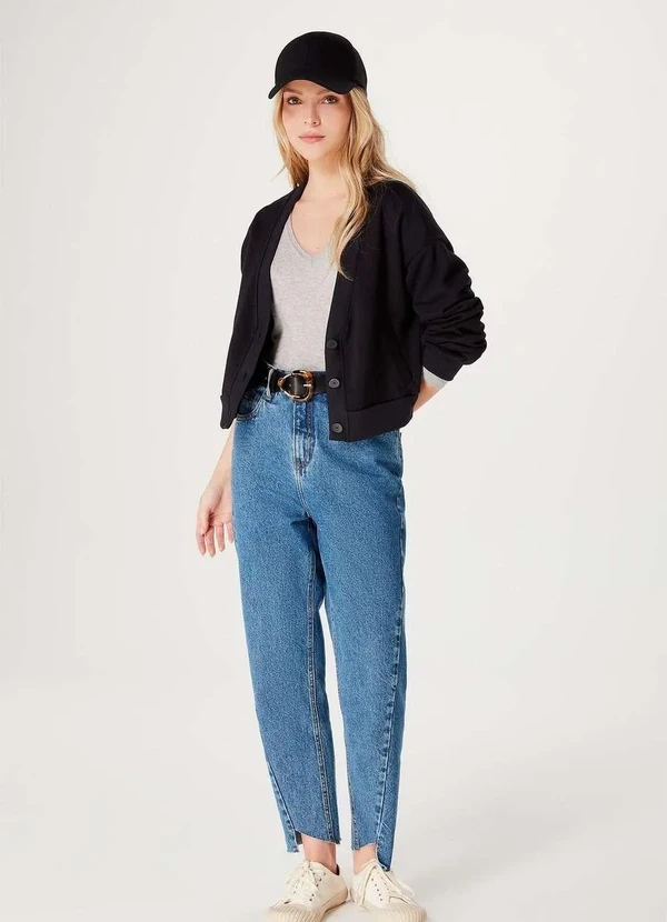 Hering - Blusa Basica Feminina Slim Manga Longa Cinza 8