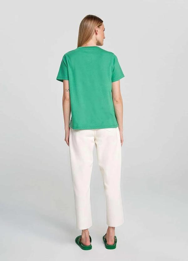 Hering - Blusa Basica Manga Curta World Regular Verde 2