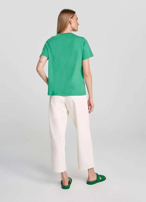 Hering - Blusa Basica Manga Curta World Regular Verde 6