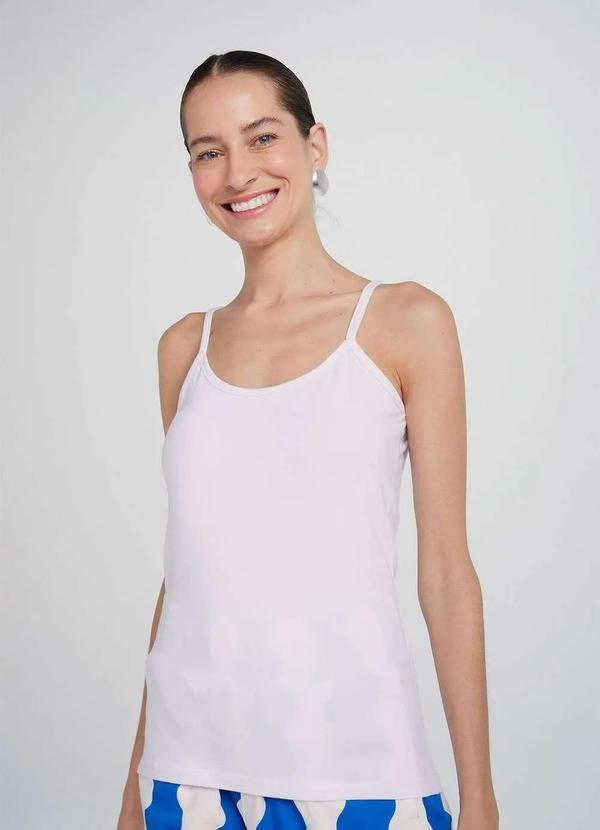 Hering - Regata Basica Feminina em Malha Branco