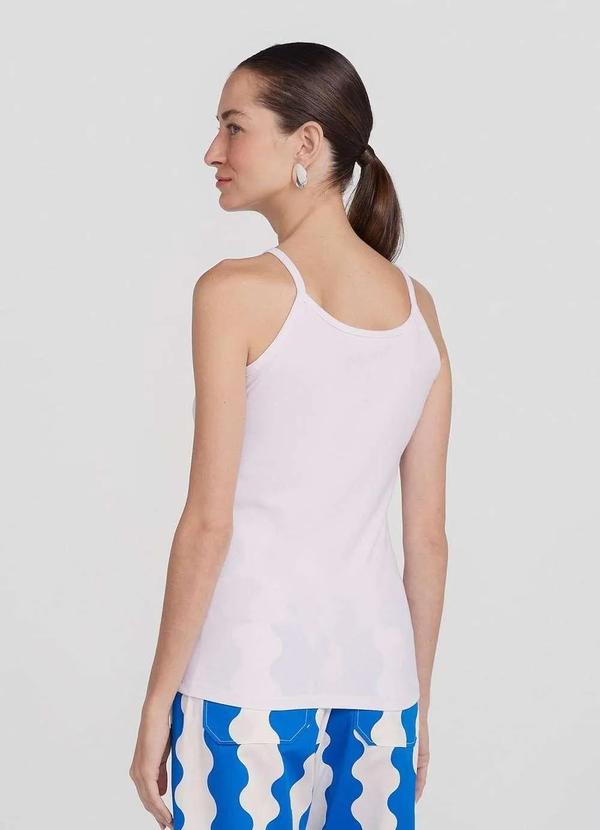 Hering - Regata Basica Feminina em Malha Branco 3