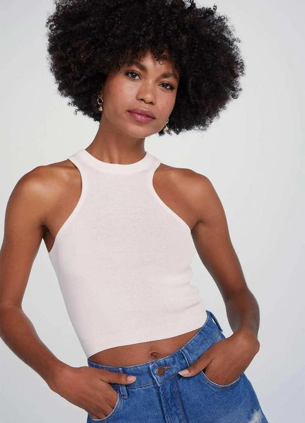 Hering - Regata  Feminina Cropped Nadador Branco