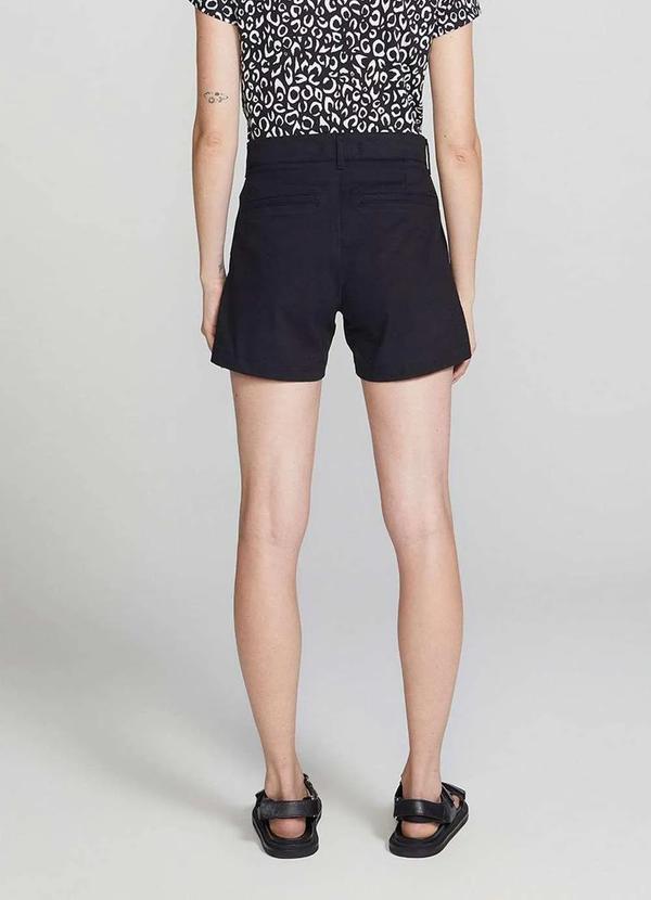 Hering - Shorts Basico Feminino Chino Preto 2