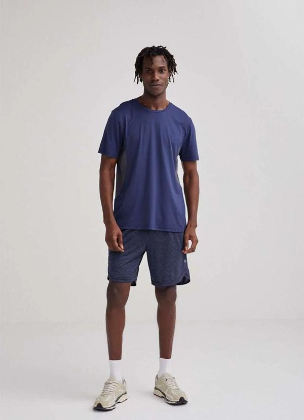 Hering - Bermuda Masculina Esportiva com Bolsos Azul