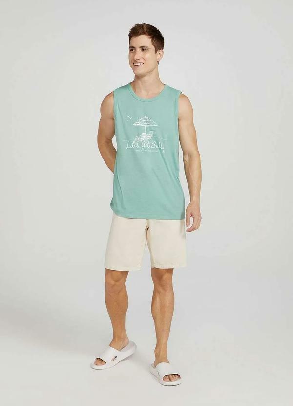 Hering - Bermuda Basica Masculina Chino em Sarja Bege