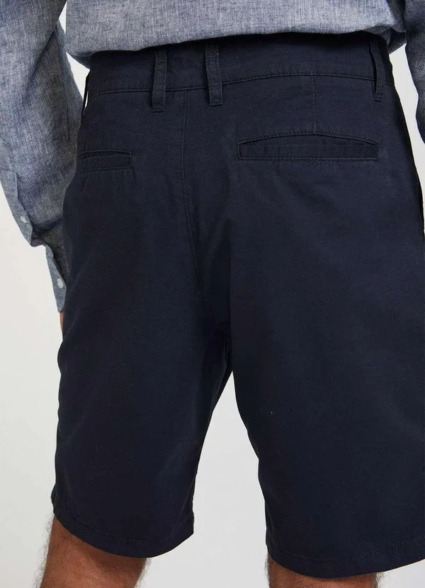 Hering - Bermuda Basica Masculina Chino Preto 2