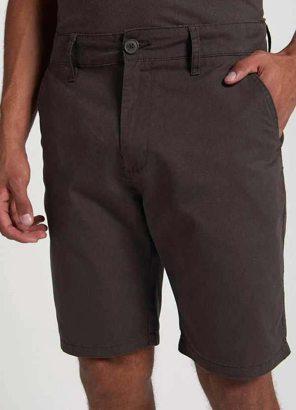 Hering - Bermuda Basica Masculina Chino Verde 2