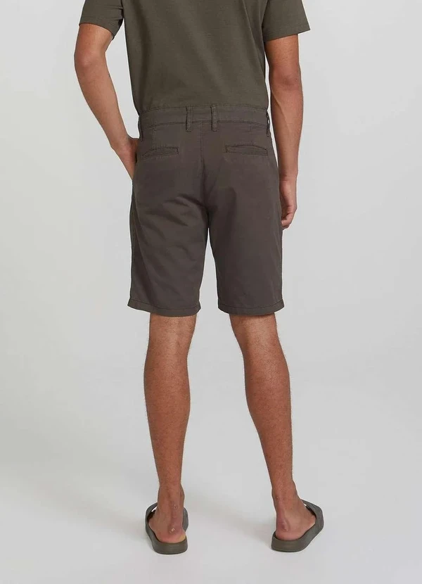 Hering - Bermuda Basica Masculina Chino Verde 5