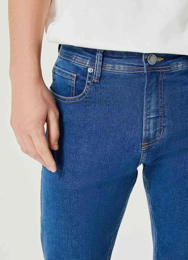 Hering - Calca Jeans Masculina Slim Azul 3