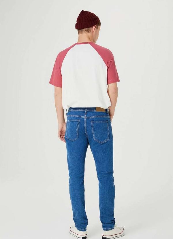 Hering - Calca Jeans Masculina Slim Azul 4