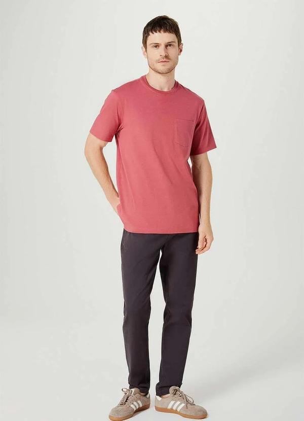 Hering - Calca Masculina em Sarja Taper Cinza