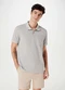 Hering - Camisa Polo Basica Masculina Manga Curta Azul - variação: Cinza