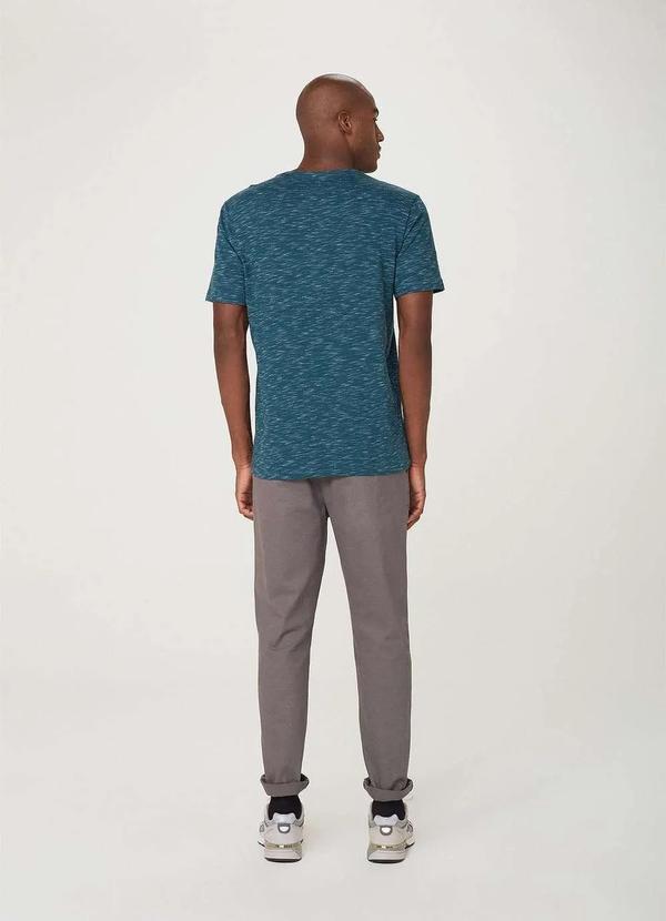 Hering - Camiseta Basica Masculina Regular em Flame Preto 4