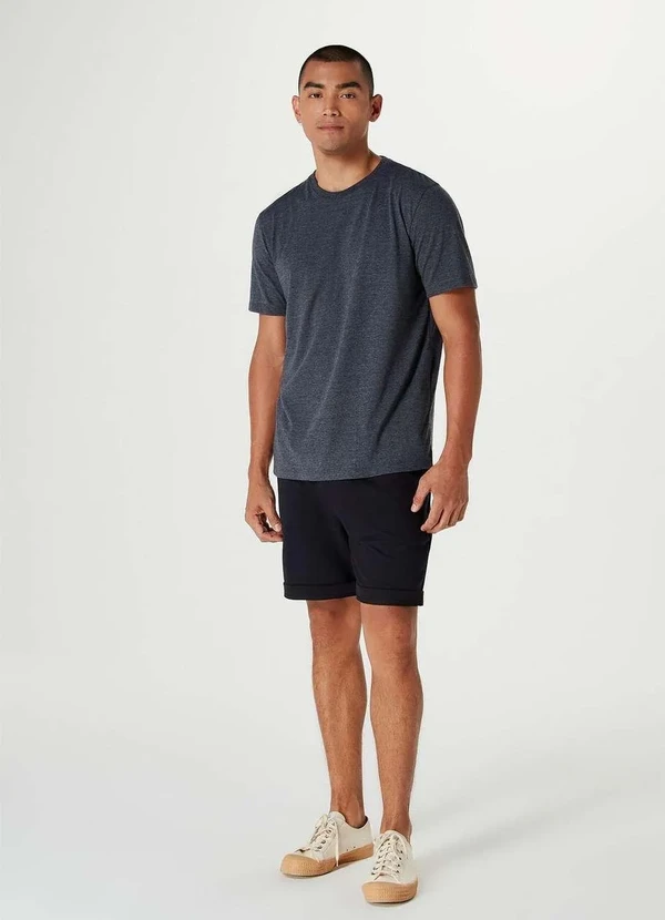 Hering - Camiseta Basica Unissex Mangas Curtas World Cinza 4