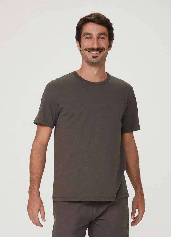 Hering - Camiseta Basica Masculina Manga Curta Slim Verde