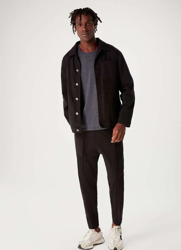 Hering - Camiseta Basica Masculina Slim Manga Longa Cinza 4