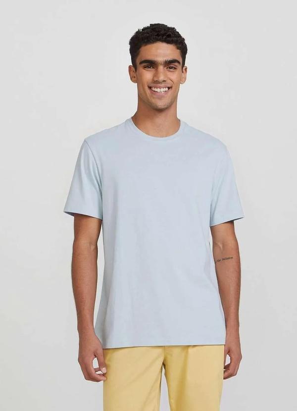 Hering - Camiseta Basica Masculina Super Cotton Azul