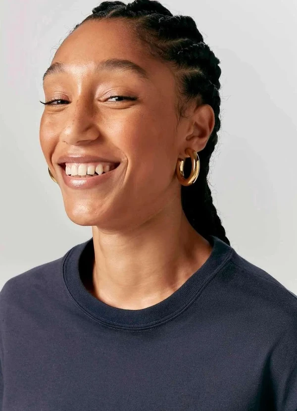 Hering - Camiseta Basica Masculina Super Cotton Azul 7