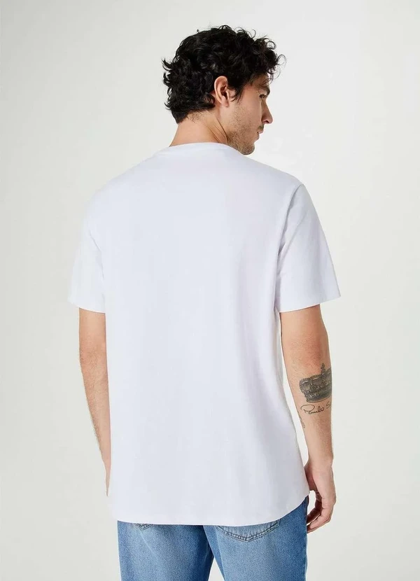 Hering - Camiseta Basica Masculina Super Cotton Branco 3