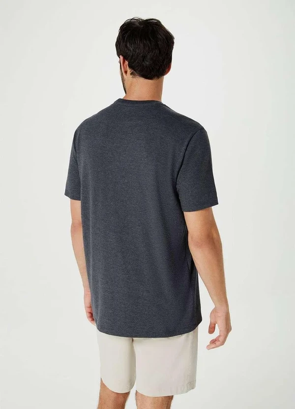 Hering - Camiseta Basica Masculina Super Cotton Cinza 3