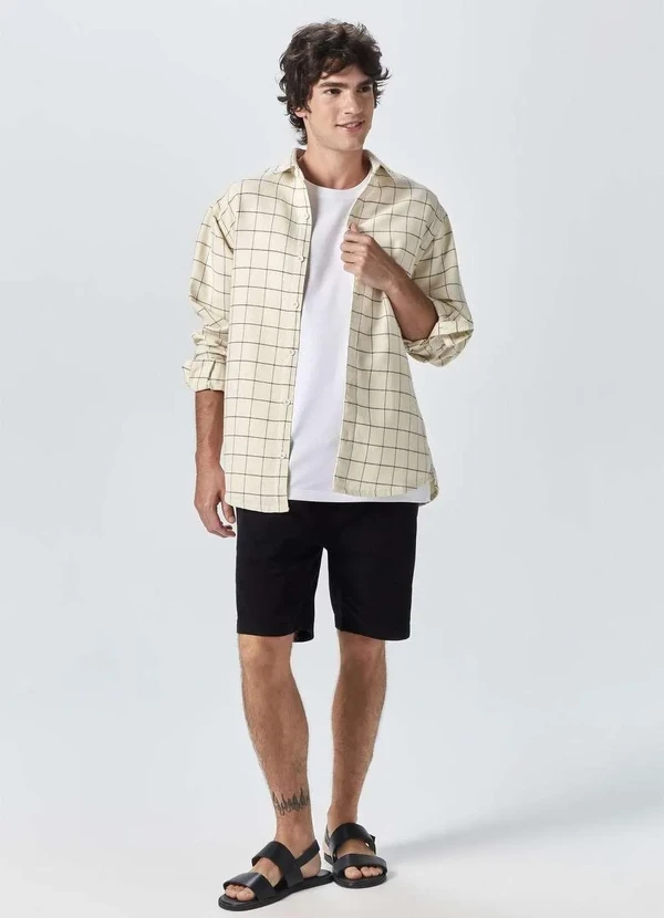 Hering - Camiseta Masculina Manga Curta Comfort Branco 2