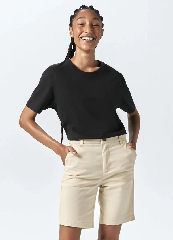 Hering - Camiseta Masculina Manga Curta Comfort Preto 6