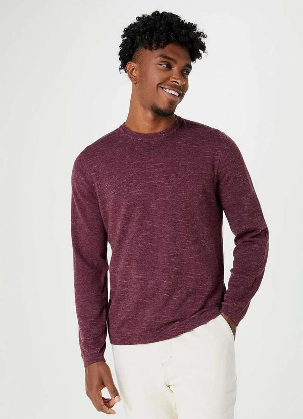 Hering - Sueter Masculino Comfort em Trico Vermelho