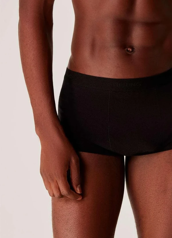 Hering - Kit 2 Cuecas Sunga em Algodao Preto 3