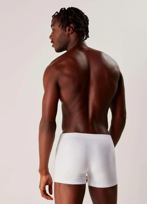 Hering - Kit com 2 Cuecas Boxer em Algodao Branco 3