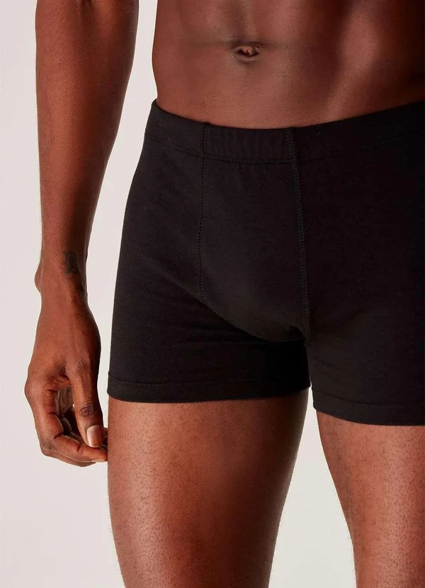 Hering - Kit com 2 Cuecas Boxer em Algodao Preto 2