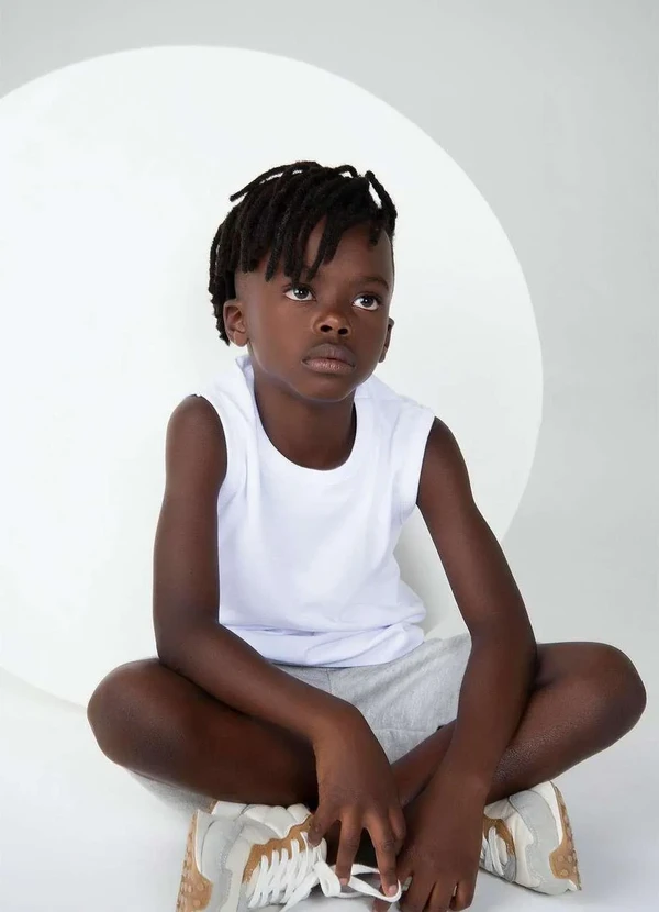 Hering - Regata Basica Infantil Menino Modelagem Tradicional Branco 2