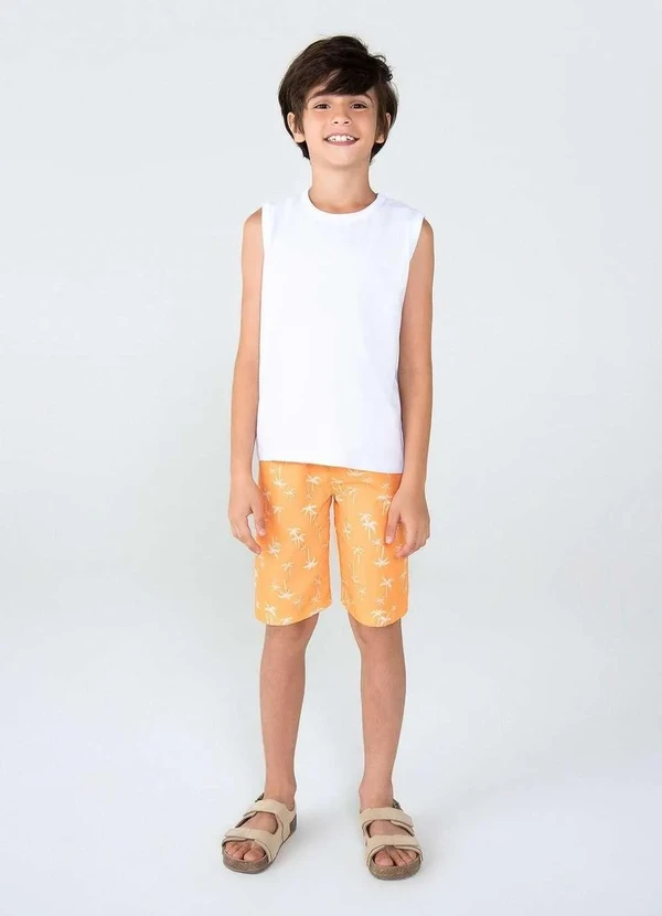 Hering - Regata Basica Infantil Menino Modelagem Tradicional Branco 5