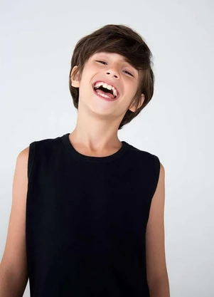 Hering - Regata Basica Infantil Menino Modelagem Tradicional - HERING