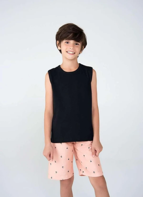 Hering - Regata Basica Infantil Menino Modelagem Tradicional Preto 4