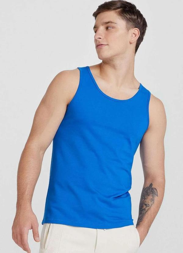 Hering - Regata Basica Masculina Slim Azul