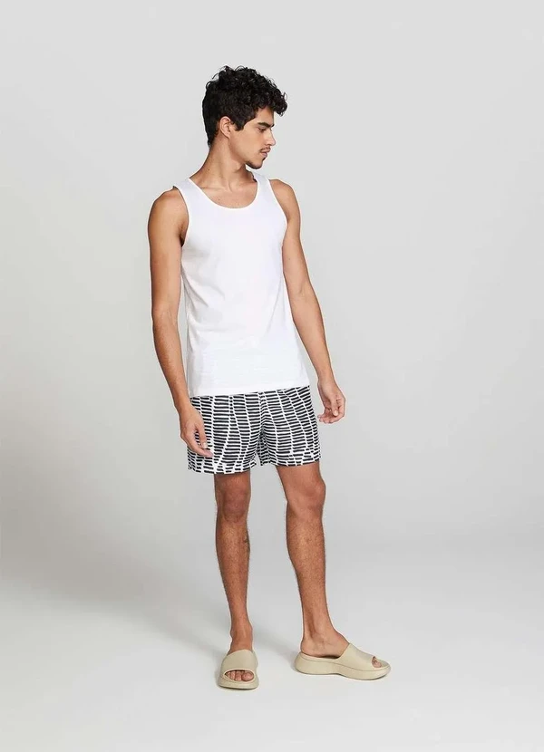 Hering - Regata Basica Masculina Slim Branco 4