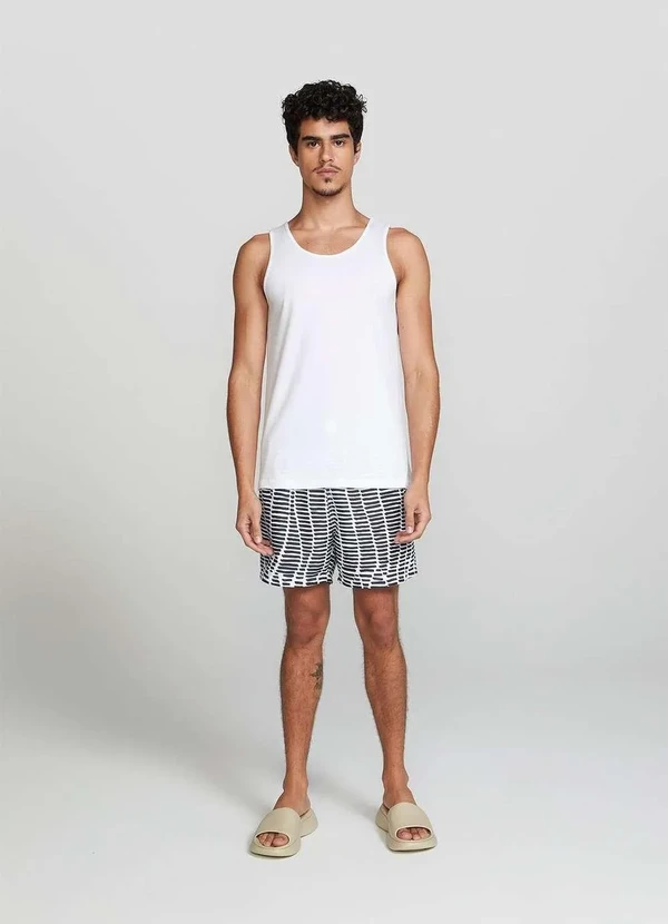 Hering - Regata Basica Masculina Slim Branco 5