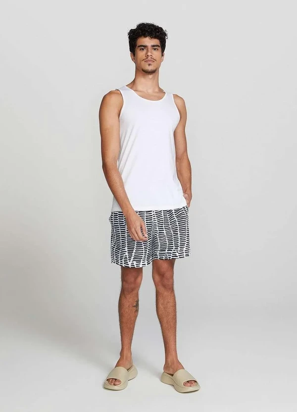 Hering - Regata Basica Masculina Slim Branco 7