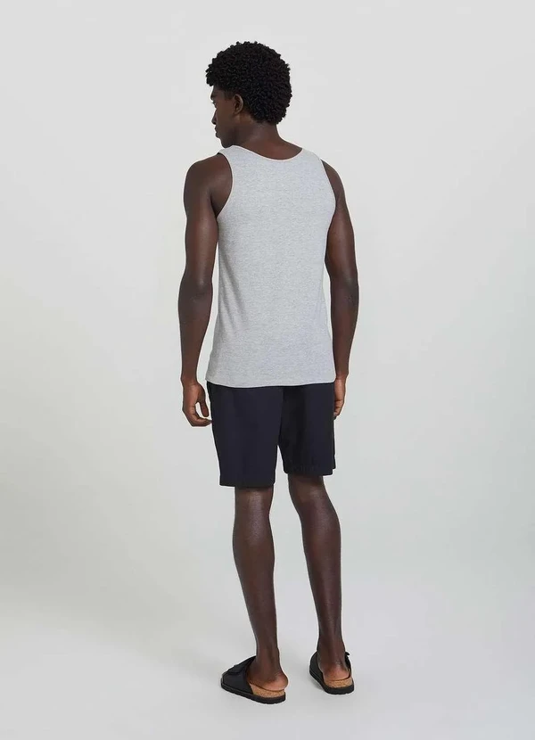 Hering - Regata Basica Masculina Slim Cinza 4