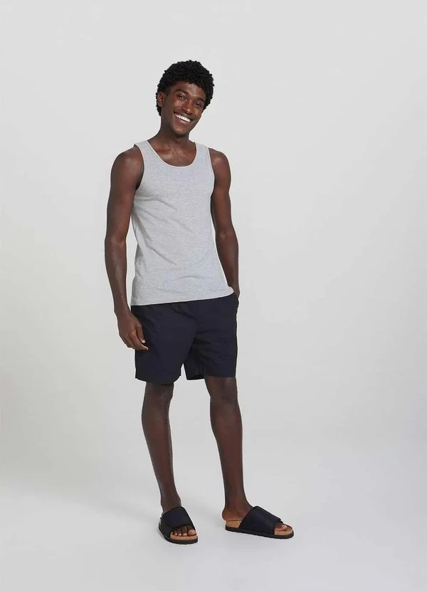 Hering - Regata Basica Masculina Slim Cinza 7