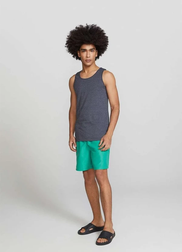 Hering - Regata Basica Masculina Slim Cinza 3