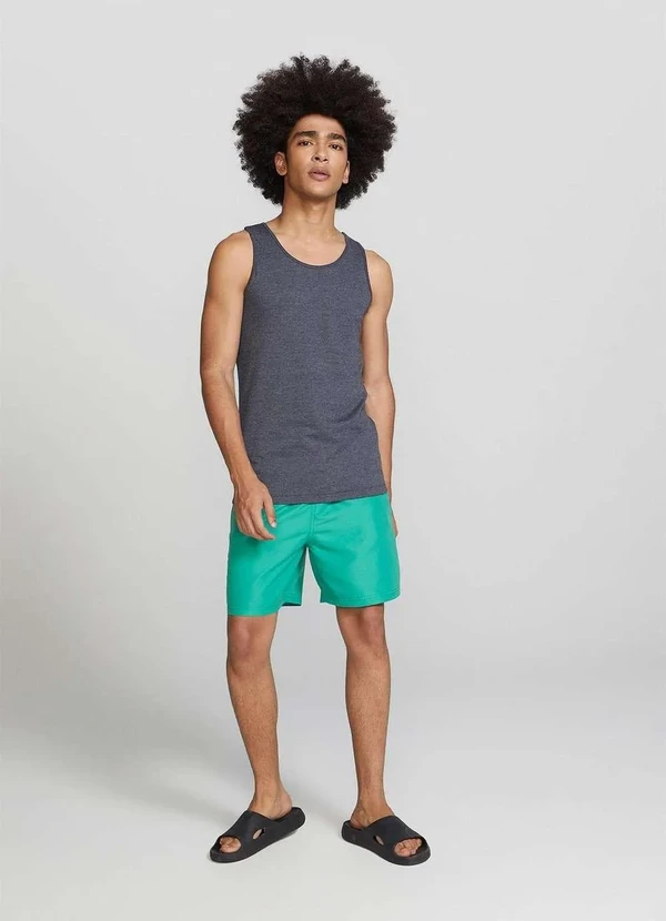 Hering - Regata Basica Masculina Slim Cinza 4