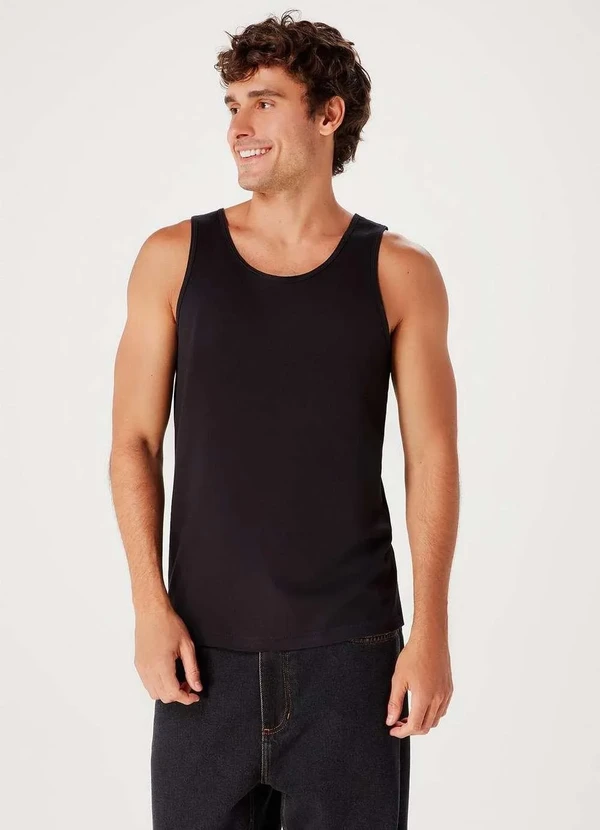 Hering - Regata Basica Masculina Slim Preto