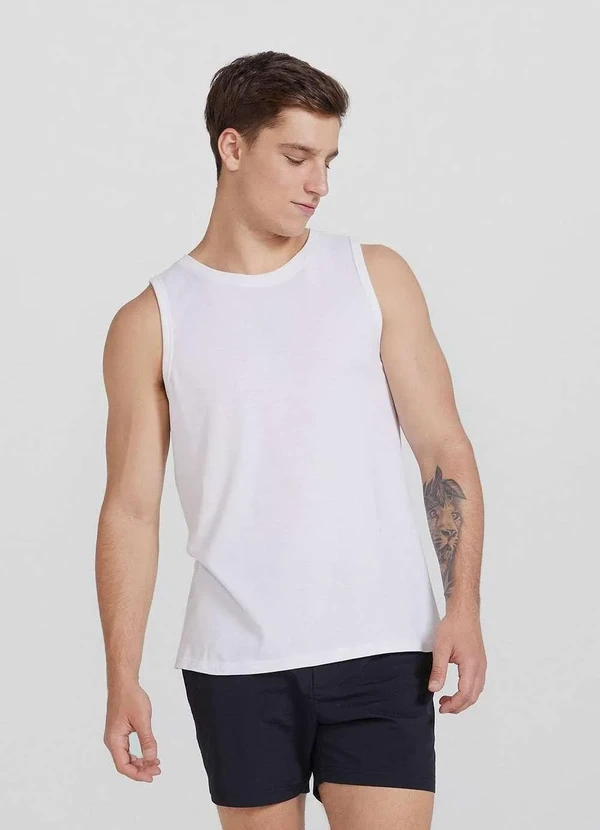 Hering - Regata Basica Masculina World Branco