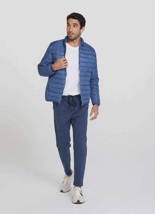 Hering - Jaqueta Basica Masculina Puffer Comfort Azul 7