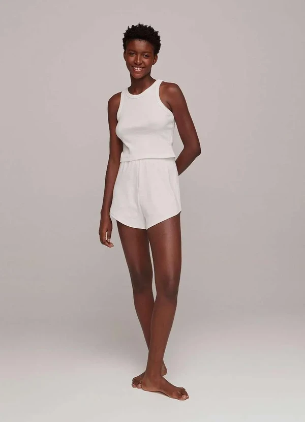 Hering - Pijama Feminino Curto Basico em Ribana Multicores 1