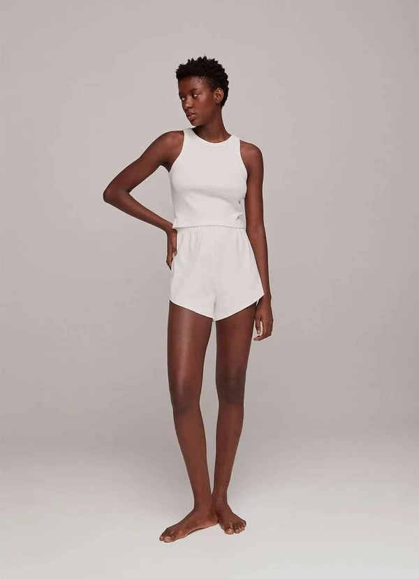 Hering - Pijama Feminino Curto Basico em Ribana Multicores 3