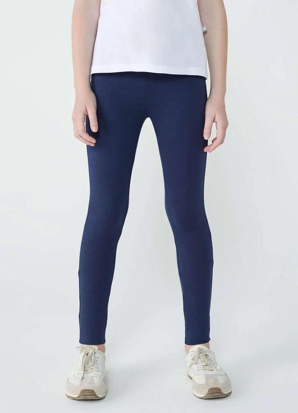 Hering - Calca Legging Basica Infantil Menina Tradicional Azul 4