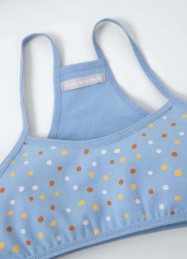 Hering Kids - Kit com 2 Tops Infantil Menina Hering Kids Azul 2