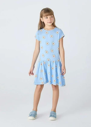 Hering Kids - Vestido Infantil Curto Estampado Tam 1 a 16 - HERING KIDS